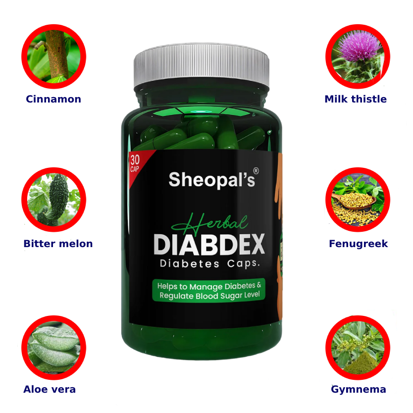 Herbal sugar level CapsulesProduct image.